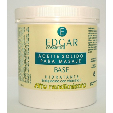 Aceite solido para masaje base EDGAR