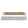 Bolitas metálicas adh. textil (magneticas 700 gauss y baño plata) 300 unidades