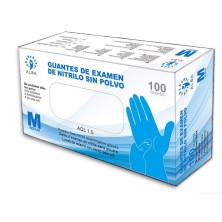 Luva NITRILE sem pó (100 pcs)