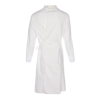 Bata Sanitaria Dentista Hidrófuga C-6, Biocida con Cuello Alzado