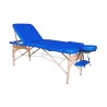 Camilla plegable de madera con respaldo