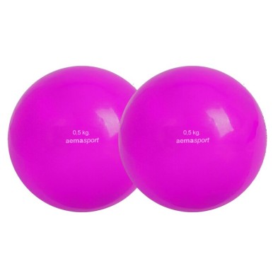 Pelota lastrada 0,5 kg (2 uds)