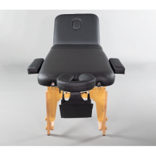 Camilla de madera R310 MOMA BEAUTY (Negro)