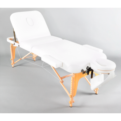 Camilla de madera R310 MOMA BEAUTY (Blanco)