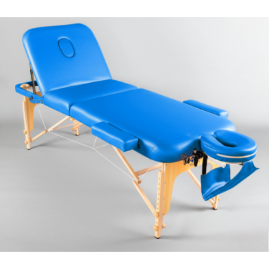 Camilla de madera R310 MOMA BEAUTY (Azul)