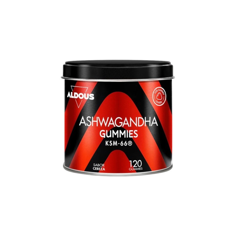 Ashwagandha em gomas Aldous. 120 gomas