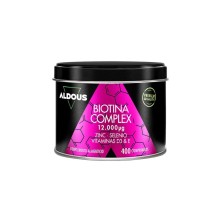 Biotina con Zinc, Selenio, Vitamina D3 y Vitamina E Aldous. 400 comprimidos