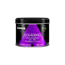 Colágeno Hidrolizado con Ácido Hialurónico, Coenzima Q10, Zinc y Vitaminas Aldous. 120 cápsulas