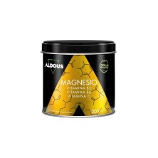 Magnésio com vitamina C, B5 e B6 Aldous. 200 cápsulas