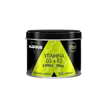Vitamina D3 + K2 Aldous. 250 comprimidos