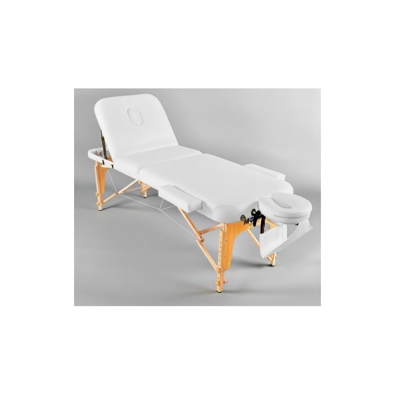 Camilla de madera R310 MOMA BEAUTY (Blanco)