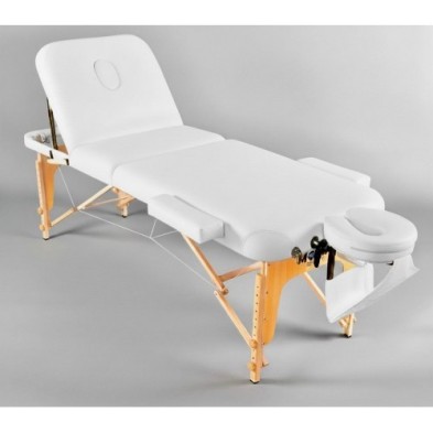 Camilla de madera R310 MOMA BEAUTY (Blanco)